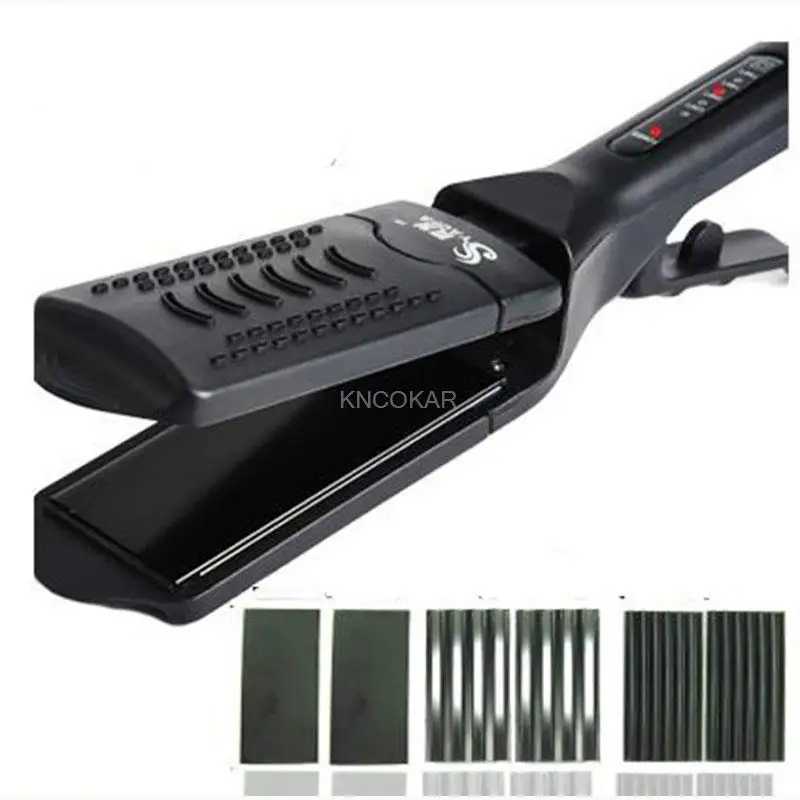 Professional Hair Straightener Flat Curling Iron Ceramic Tourmaline Temperature Control Hair Waves Plate Curler Styling Tools 33T251122