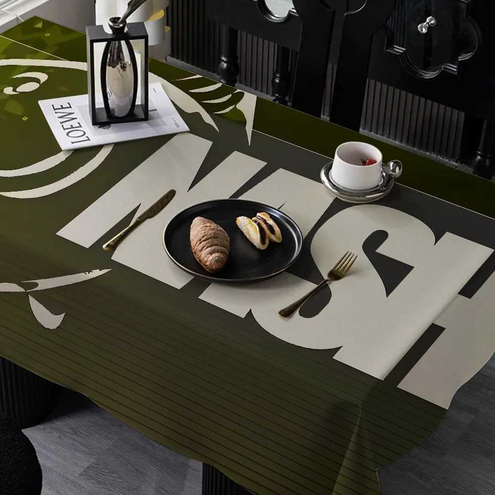 Nash Fishing Waterproof And Oil-proof Tablecloth Bedside Table Dustproof Decorative Cloth Living Coffee Tablecloth C251122