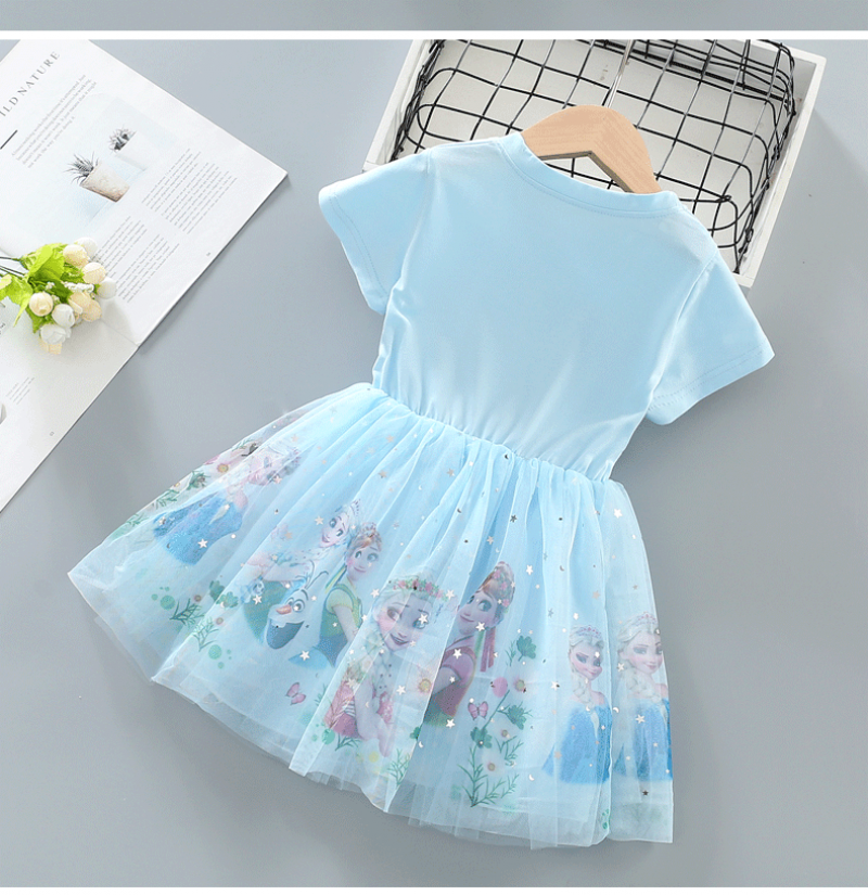 DISNEY Children's designer clothing baby princess dress children's clothing little girl summer dress baby girls spring and summer children&#