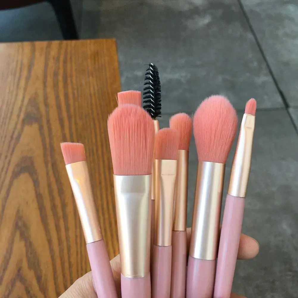 8 PCS Cosmetics Foundation Blush Powder Eyeshadow Blending Makeup Brush Soft Fluffy Makeup Brushes Beauty Tools Make Up Brushes C251122