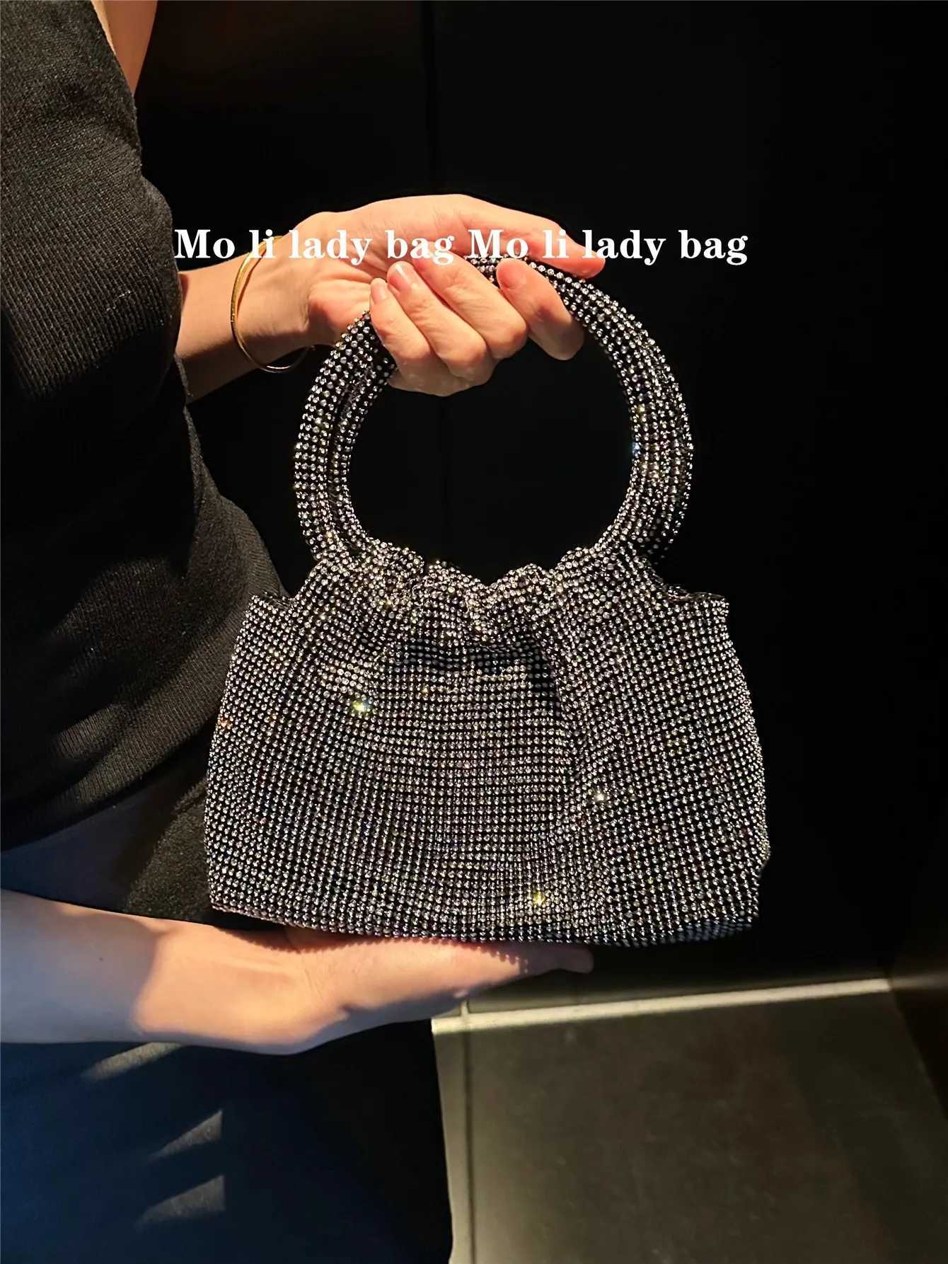 Luxury Rhinestone Evening Bag Women Handbag Glitter Shiny Diamond Women Handbag Wedding Party Clutch Purse Exquisite Banquet Bag K251121
