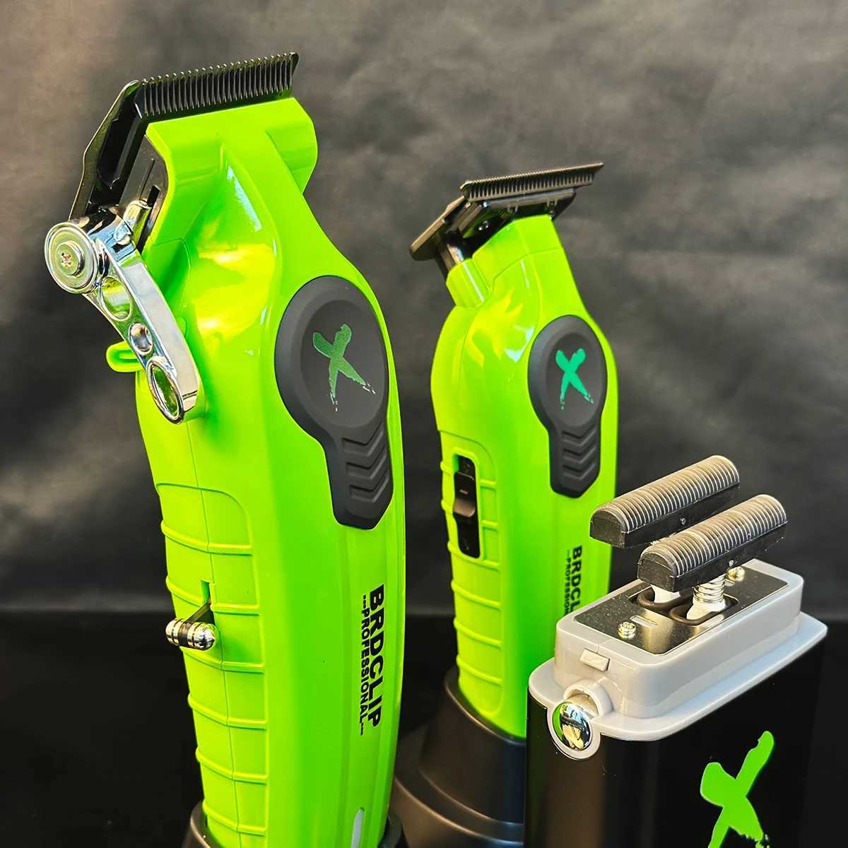 BRDCLIP FAC FAT FAS 7500RPM Barber Professional Hair Clipper Electric Shaver Trimmer with Base DLC Blade W250422