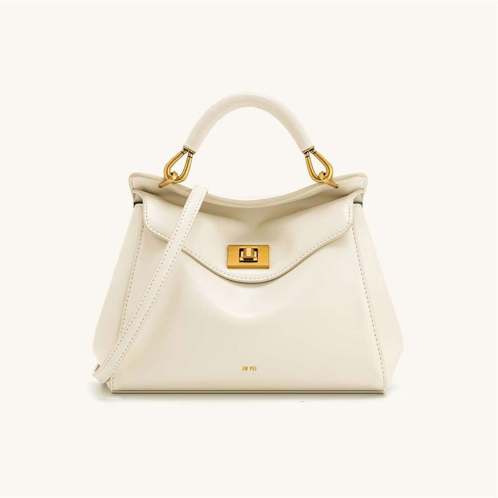 JW PEI Handbag Female New Lucia Lock Buckle Shoulder Crossbody Senior Sense Of Light Waist Bag Bag