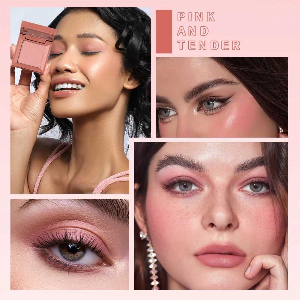 QIBEST Matte Eyeshadow Palette Pearly Shiny Eye Shadow Makeup Multifunctional Face Blush Highlighter Female Cosmetics For WomenT251122