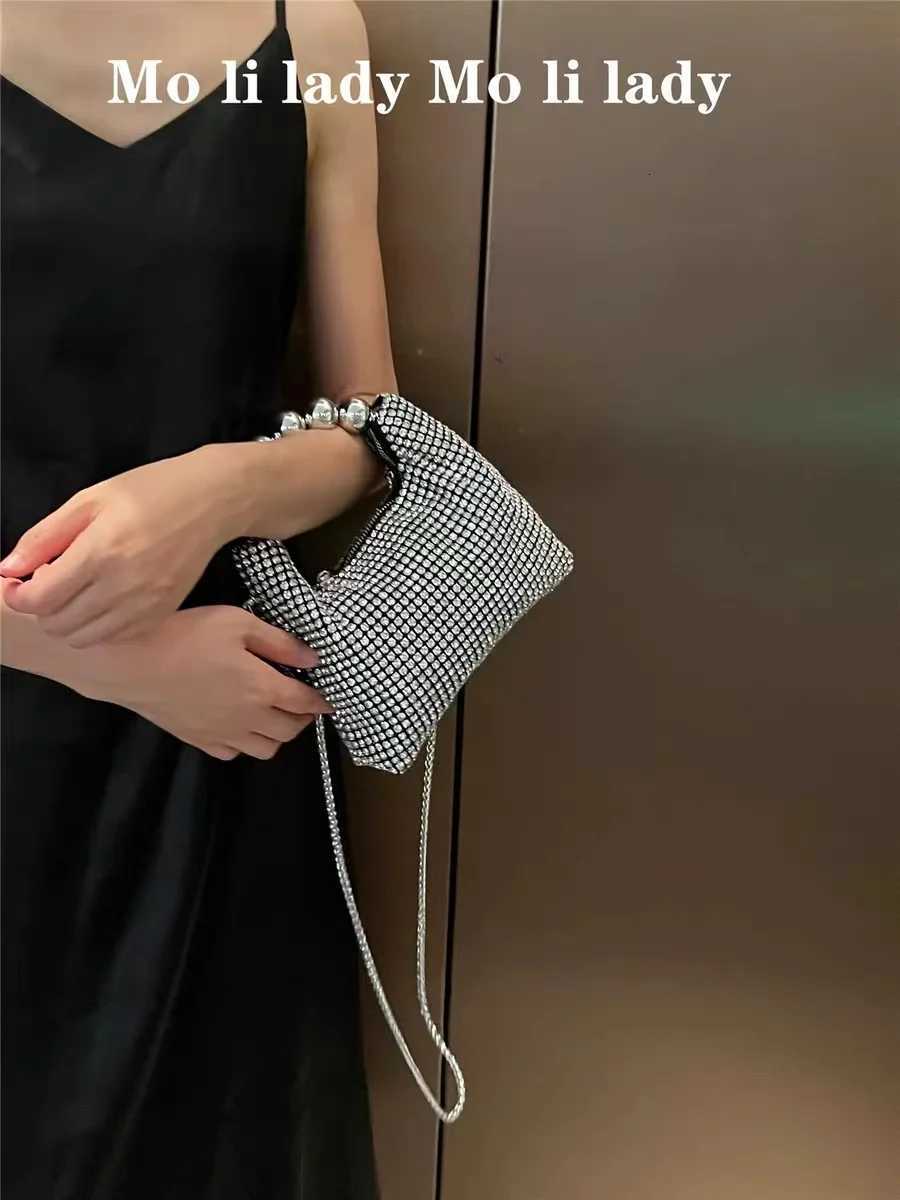 Luxury Designer Beads Beaded Women Handbag Crystal hinestones Diamond Luxury Evening Bag Wedding Party Clutch Purse Shoulder Bag K251121