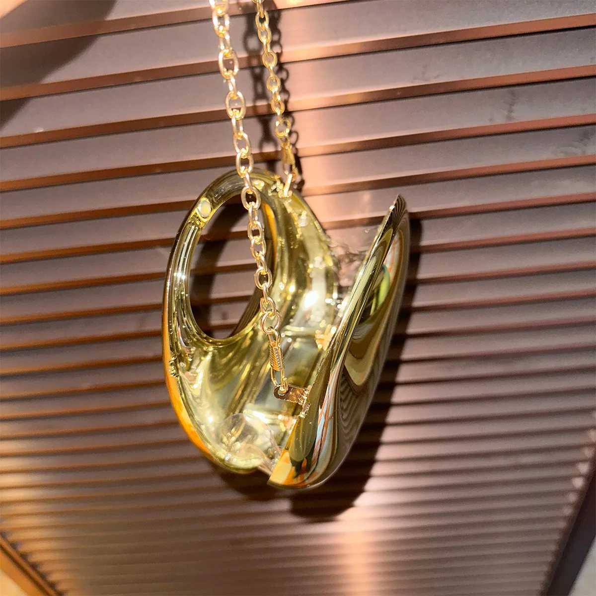 Fashionable Acrylic Handbag for Women New Personalized Bright Face Fashionable Metal Shoulder Crossbody Bag K251121