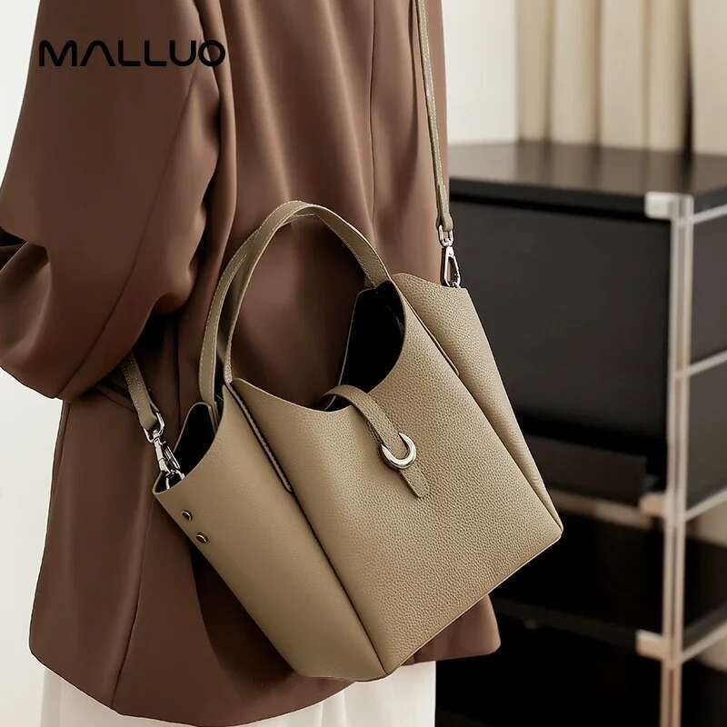 Women Natural Cow Genuine Leather Shoulder Bag Female Retro Casual Cowhide Handbag Ladies Designer Crossbody Bags Lady