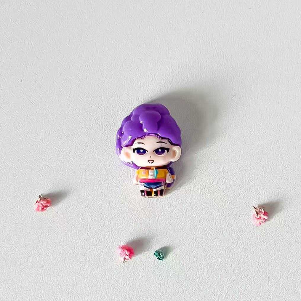 Cartoon Resin Small Card Demon Slayer Daily DIY Accessories Decoration Fridge Magnet Car Accessories Phone Case Keychain J251122