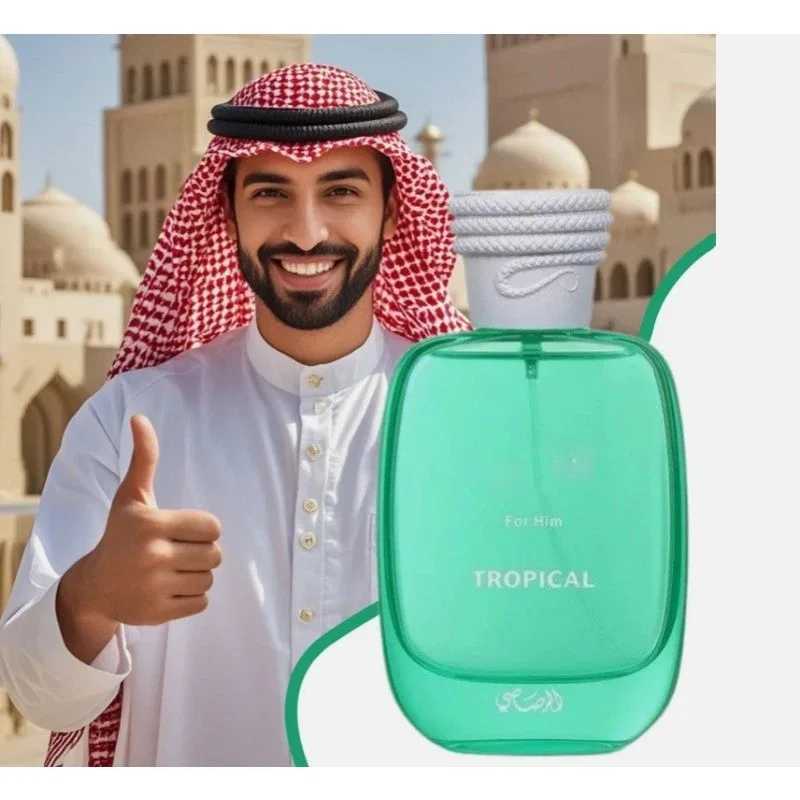 100ml Arab Perfumes RASASI Hawas Tropical Eau de Parfum Spray High Quality Lasting Aromatic Green Perfume Cologne Gifts J251122