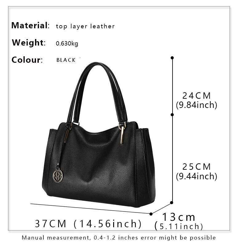 The First Layer Of Cow Middle Aged Mother Portable Soft Leather One Shoulder Women S Bag Large C Bag