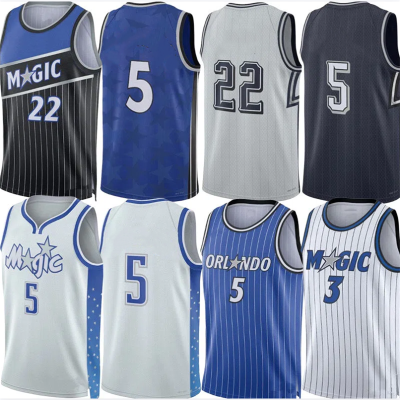 25 26 ORL Magics Basketball Jerseys Paolo Banchero Franz Wagner Desmond Bane Jalen Suggs Jonathan Isaac Wendell Carter jr Tristan da Silva Tyus Jones City Jersey Men