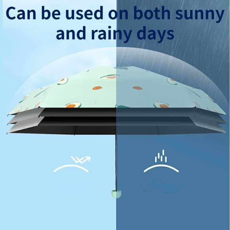 Fruit Sun Umbrella Small and Portable Capsule Umbrella Female Sun and Rain Dual Use Sun UmbrellaM251122