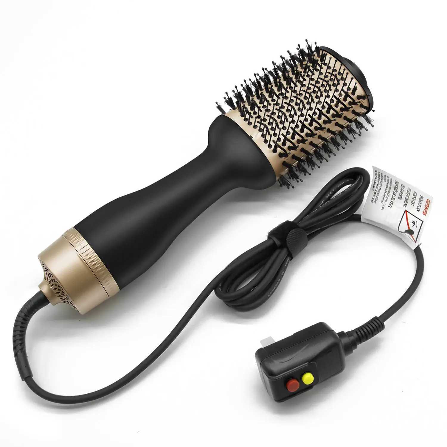 Professional Electric Heated Smoothing Comb Straight Hair Curly Styling Hair Dryer Brush 3 In 1 Hair Dryer BrushT251122