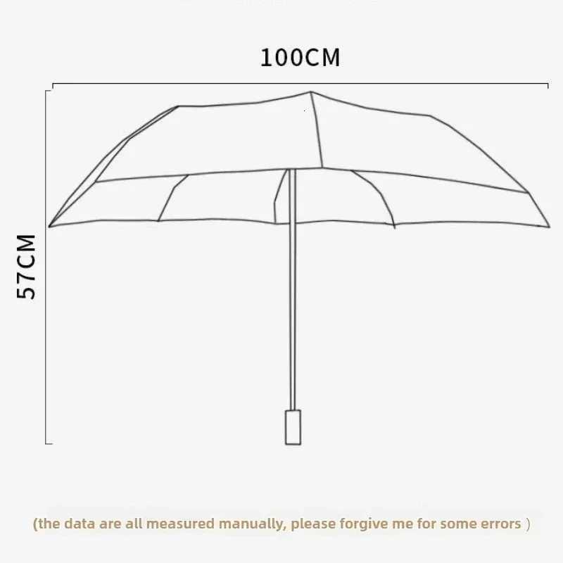 Cute Capybara Patterned Umbrella Compact Travel-Friendly Sun Rain Shield UPF50 Plastic Folding Parasol with Anti-UV CoatingM251122