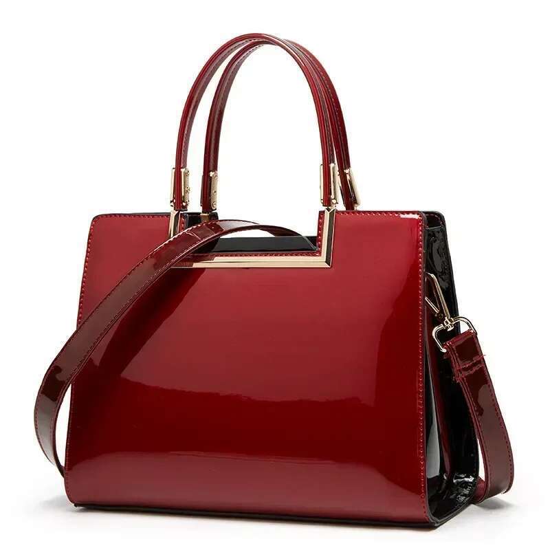 Faux Leather Handbags Designer Bags Women 2024 Handbag Wine Red Beige Black Blue Hand Bag Bolsos Para Mujeres 2025 New