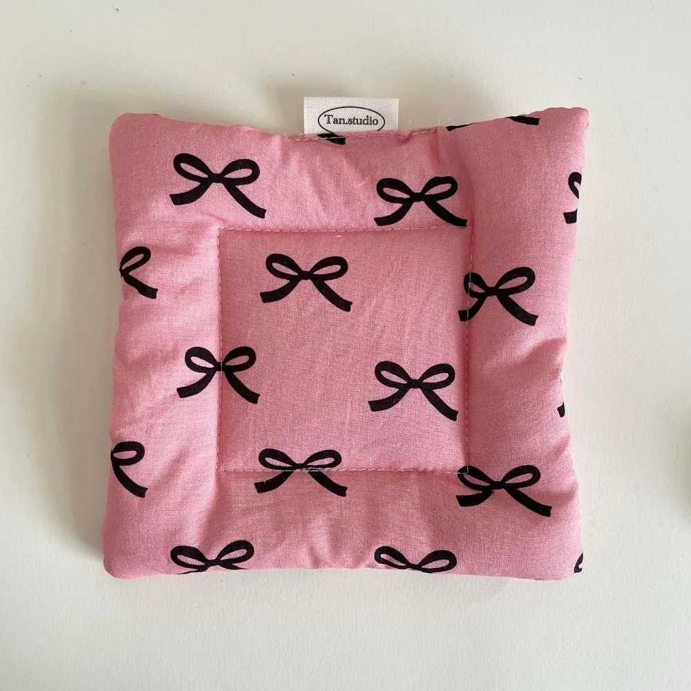 Cute Butterfly Knot Cup Mat Heat Resistant Non-slip Key Storage Jewellery Mat Hand Made Cotton Coaster C251122