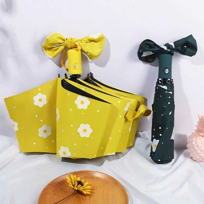 Fashion UmbrellaAutomatic folding umbrellaparasolWomens UmbrellaWind and rain resistanceTravel Foldable PortableM251122