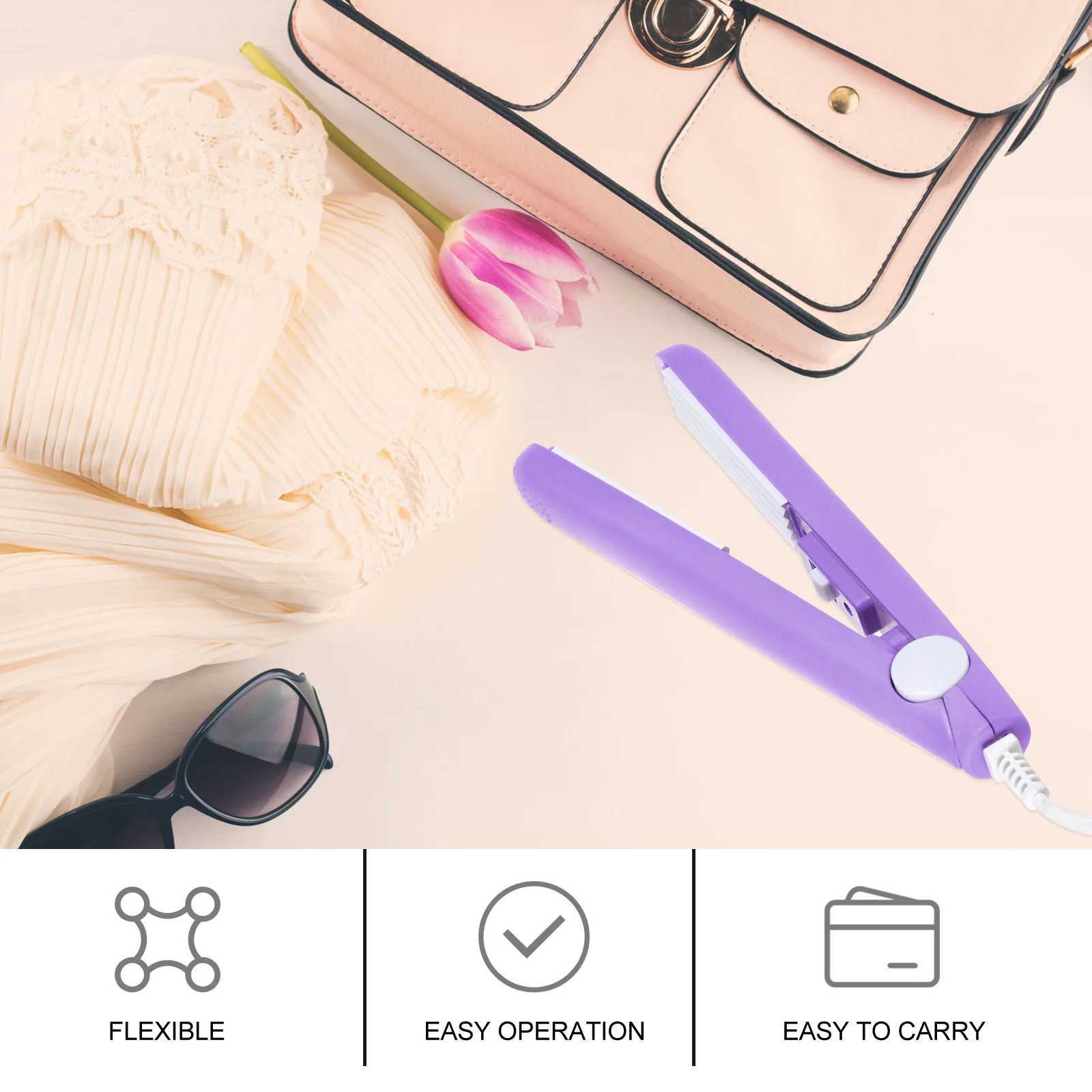 2 in 1 Hair Straightener and Curler Portable Fast Heating Styling Wand for Salon Quality Results At Home Or on TheT251122