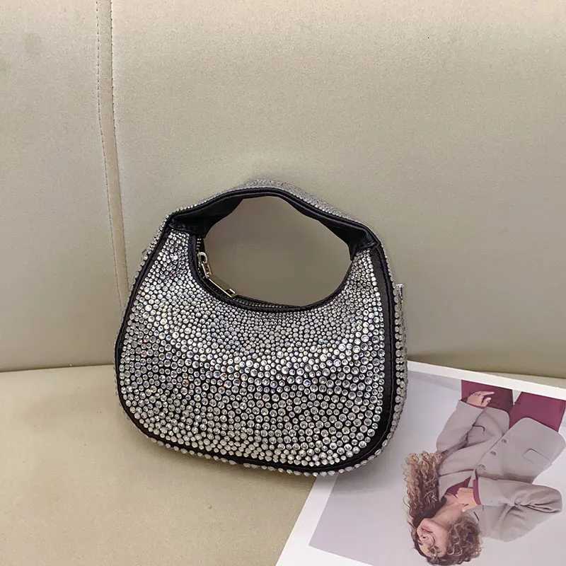 Womens Handbag Glitter Shiny Diamonds Hobo Bag Luxury Fashion Evening Bag Wedding Party Clutch Purse Shoulder Messenger Bag K251121