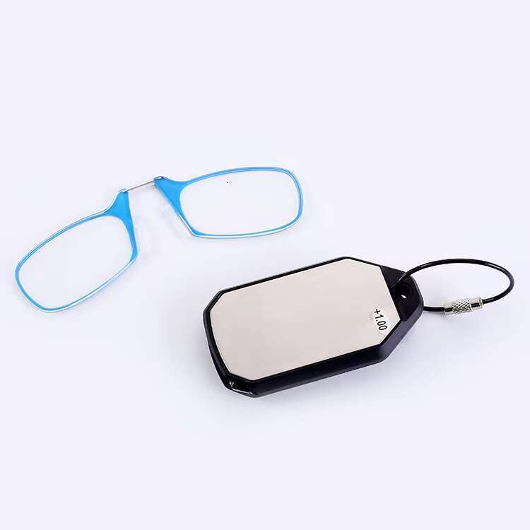DHCollections 2024 new fashion quality mini portable keychain reading glasses