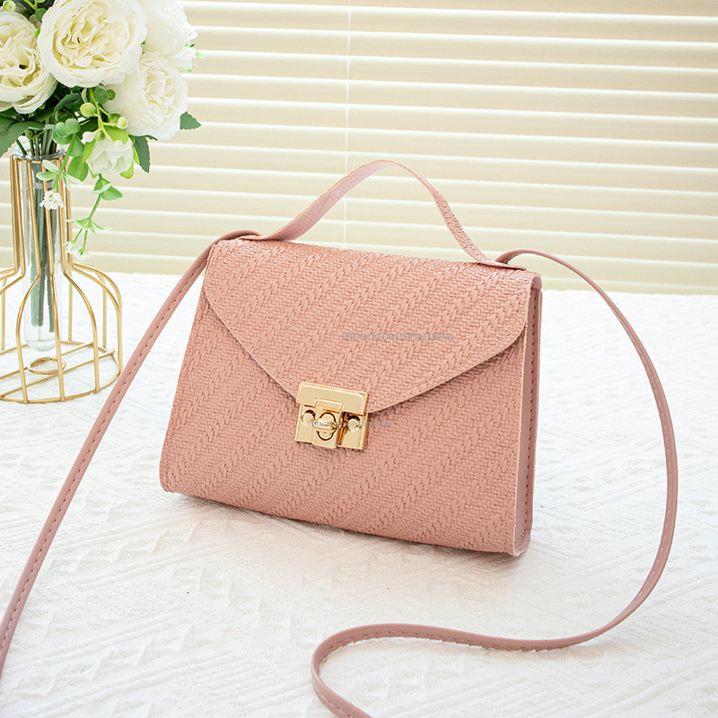 Simplified 2025 Women's Designer Fashion Luxury Handbag Korean Edition Square Crossbody Bag