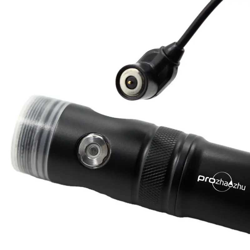 4000 Lumen Beacon Signal LED Diving Light IP68 100M 21700 Rechargeable High Power Diving Strobe C251122