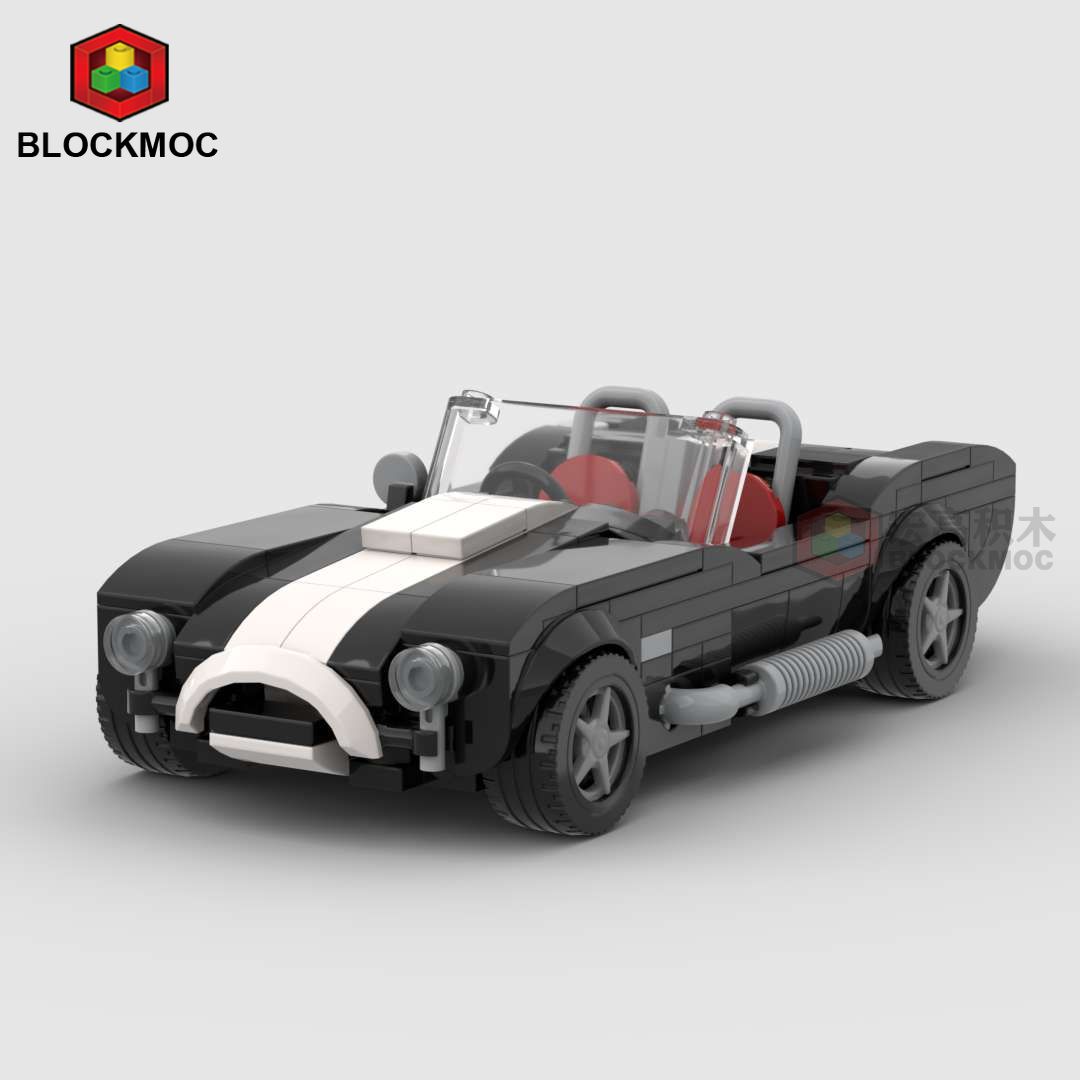 MOC Bricks Technical AC Shelbyed Cobraed 1962 Speed Super Cars Techniced Building Blocks Set Kids Toys Gifts For Boys & Girls