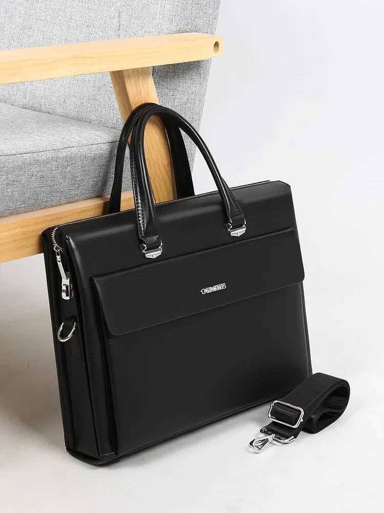 Executive Brief Cases for Men PU Leather Designer Password Lock Business Office 15.6-inch Laptop Handbag Messenger Bag WT146 Z250421