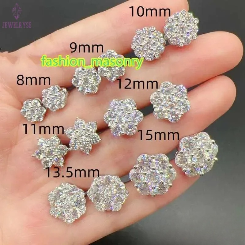 Dia Passed Test Men Women Studs Sterg Sier wer Moissanite Earrings Nice Gift