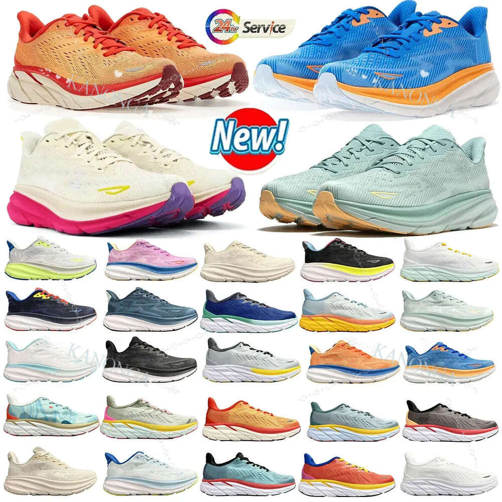 Clifton 9 Bondi 8 Running A Shoes For Men Women Designer Mens Outdoor Sneakers Triple Black White A Pink Harbor Mist Olive Haze Womens Sports Trainers Runnners