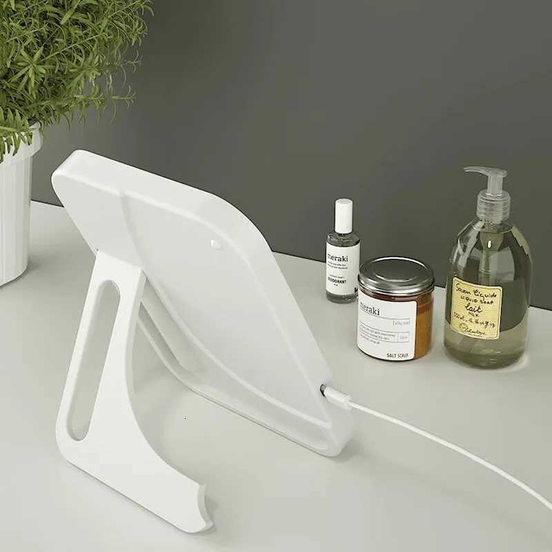 Led Makeup Mirror With Light Touch Screen 3-color Vanity USB Powered Desktop Portable Bathroom Decoration Dressing Table Lamp M251122