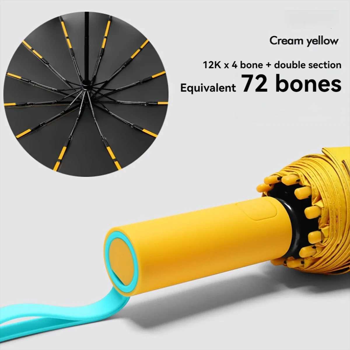 Super Strong Windproof Automatic Folding Men Umbrella 72/80 Bone Reinforced Large Rainproof Sun UV Protection Umbrellas WomenM251122