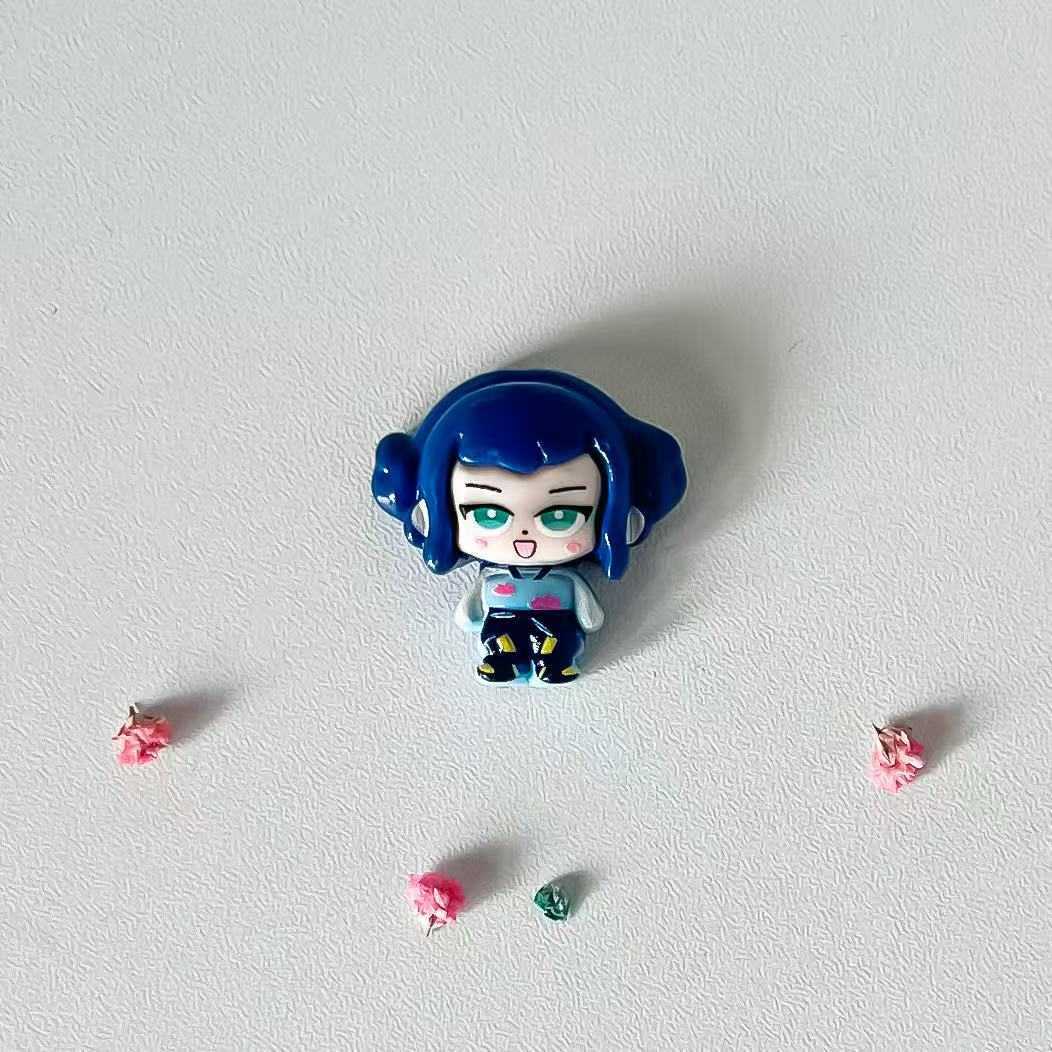 Cartoon Resin Small Card Demon Slayer Daily DIY Accessories Decoration Fridge Magnet Car Accessories Phone Case Keychain J251122