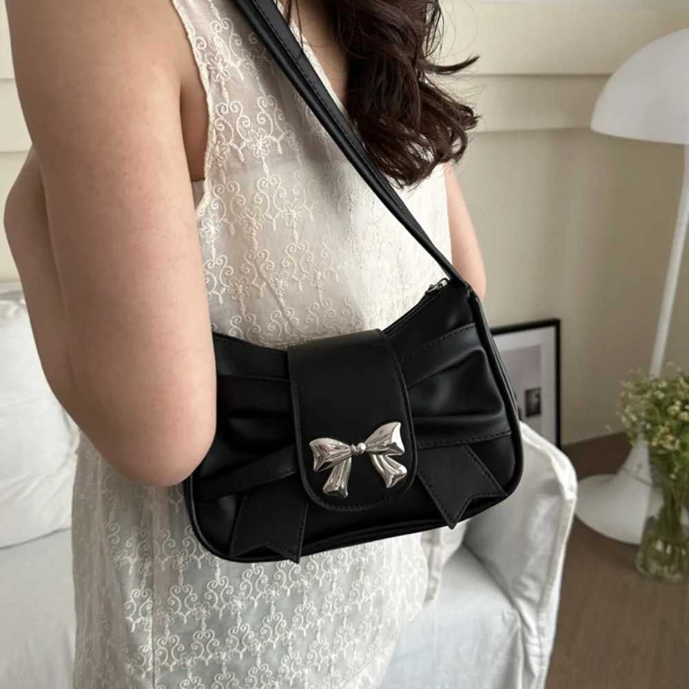 Fashion bow shoulder bag handbag casual underwear bag daily commuting bag PU leather womens banquet bag business womens bag Z250421-1