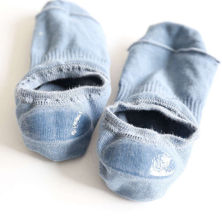 Summer Solid Cotton Basic Invisible Neutral Boat Women's Socks 35-42 Wazi B5