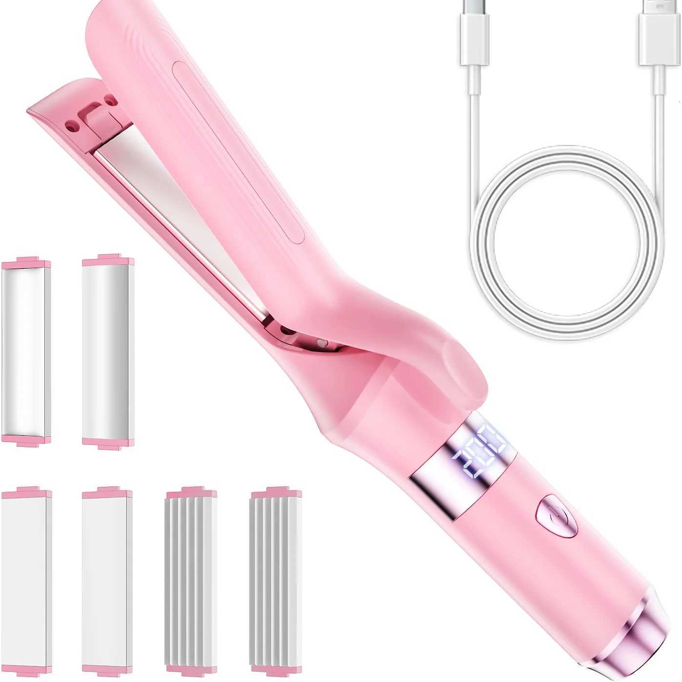 Curler Hair Straightener 3 In 1 Mini Hair Iron Professional USB Negative Ion Essential Oil Hair Care Hairdressing Portable ToolT251122