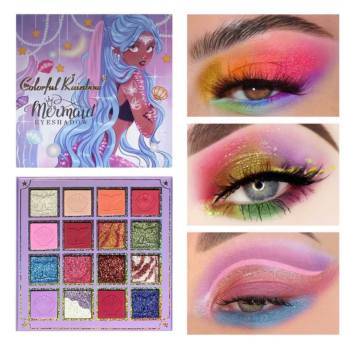 16 Shades Eyeshadow Makeup Palette Shimmer Matte Metallic High Pigmented Neutral Bold Waterproof Eyes Shadow Make Up SetT251122