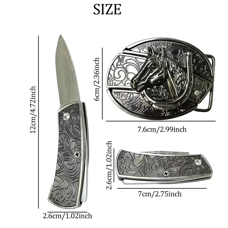 Vintage Belt Adjustable Metal Buckle Fashion Waistband For Men Punk Western Cowboy Waist Strap Stylish Embossed Belt with Buckle 250420