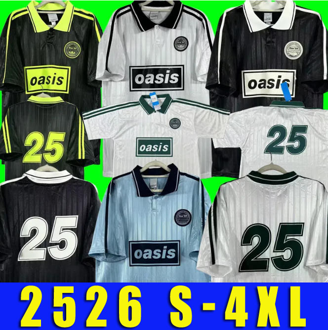 2025 2026 16-4XL Oasis Jersey Season 135Th Anniversary Football Jersey Shirts Kit Fontaines Dc Black Guinness Tour Jacquard Ireland Jersey Oasiss Li