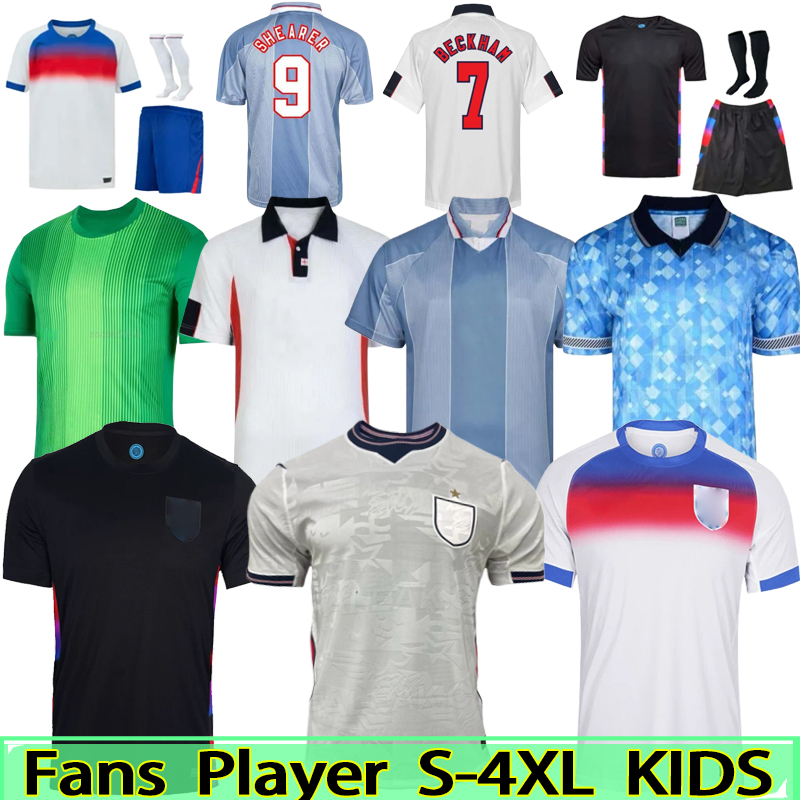 2026 EnglANds Soccer jerseys 2026 world cup Player Fans KANE SAKA BELLINGHAM MOUNT Palmer FODEN Football Shirts Men kids Women player fans Kits set Retro jersey 4XL