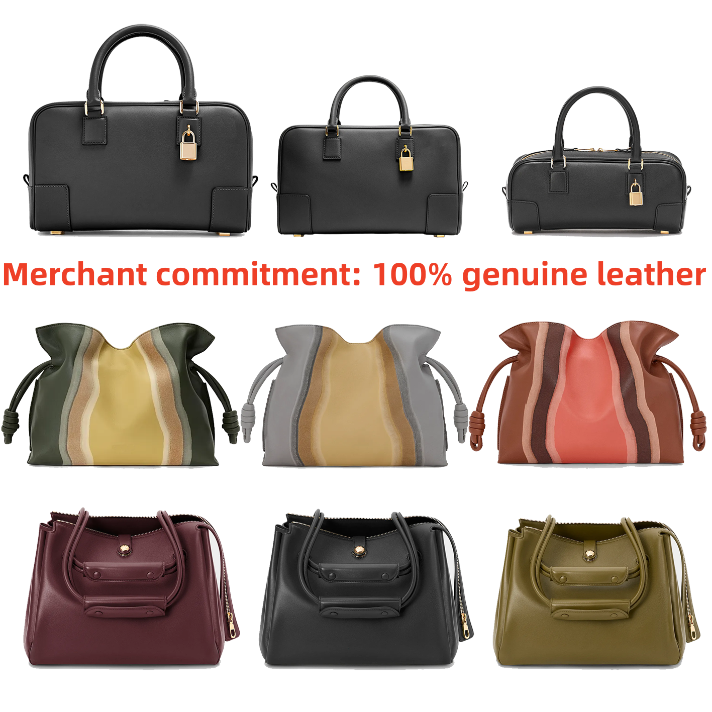 Top quality Luxury Designer bags genuine leather Womens Flamenco Landscape Clutch Bags Madrid crossbody bag Shoulder Bag Evening Bags