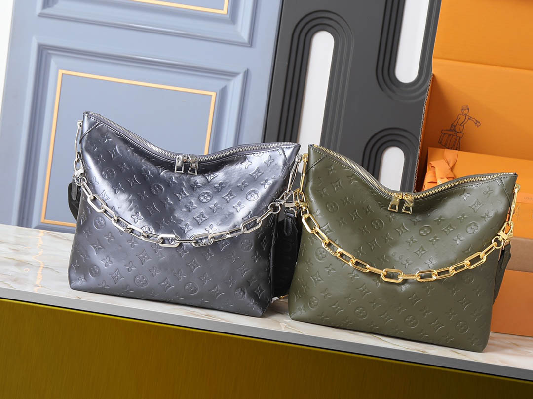 High quality Designer bag Coussin PM Shoulder Bags Crossbody Gold Chain totes Handbag Purse pouch Wide Removable hobo straps wallets composite bag 3 colors P12068