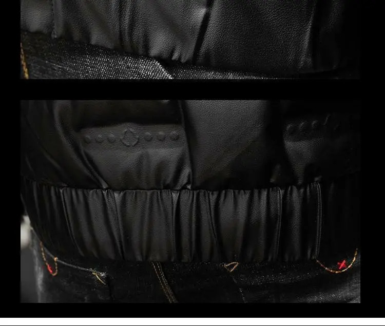 Thickened Down Cotton Coat Men Trendy Fashionable Standup Collar Shiny Warm Short Jacket Jackets for 251110