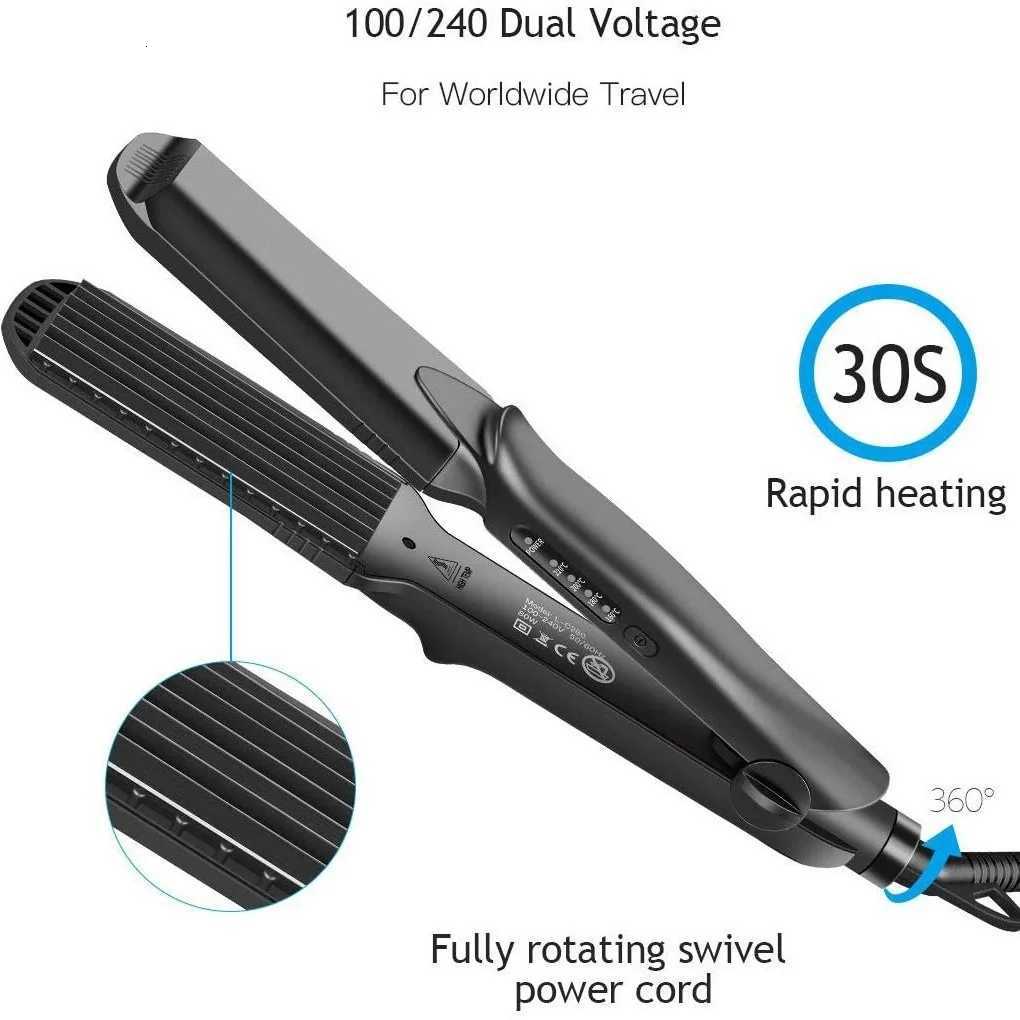 Hair Straightener Flat Iron 4-in-1 Interchangeable Plates Fast Electric Ceramic Hair Wave Hair StylingT251122