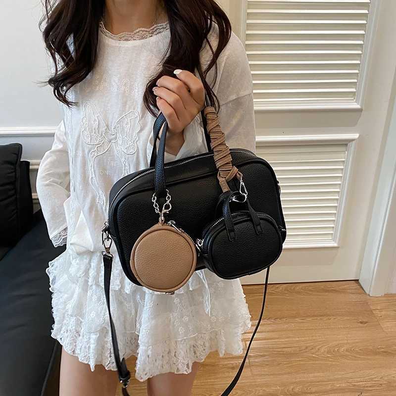 Retro Boston Mother-In-Law Bag for Women 2025 New Autum Single Shoulder Crossbody Bag High-Quality Handbag Armpit BagT251122