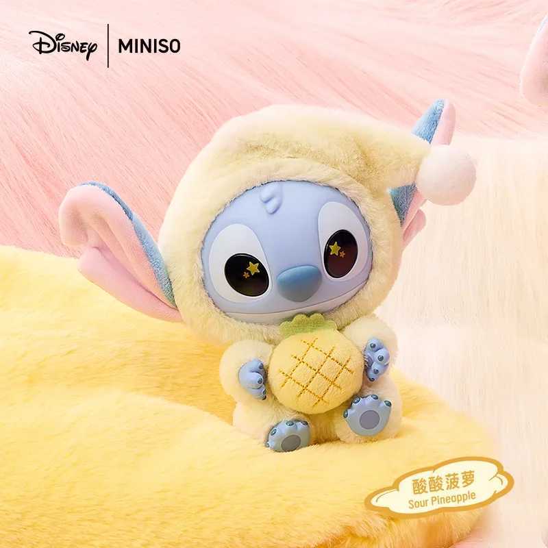 Disney New Lilo Stitch Pajama Party Series Vinyl Doll Blind Box Toy Animated Character Stitch Doll Decoration Childrens Toy Z250422