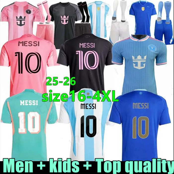 2025 Argentina 3 star Soccer Jerseys 50th Anniversary 24 25 26 Fans Version MESSIS MAC ALLISTER DYBALA DI MARIA MARTINEZ DE PAUL MARADONA Child Kids Kit Football shirt