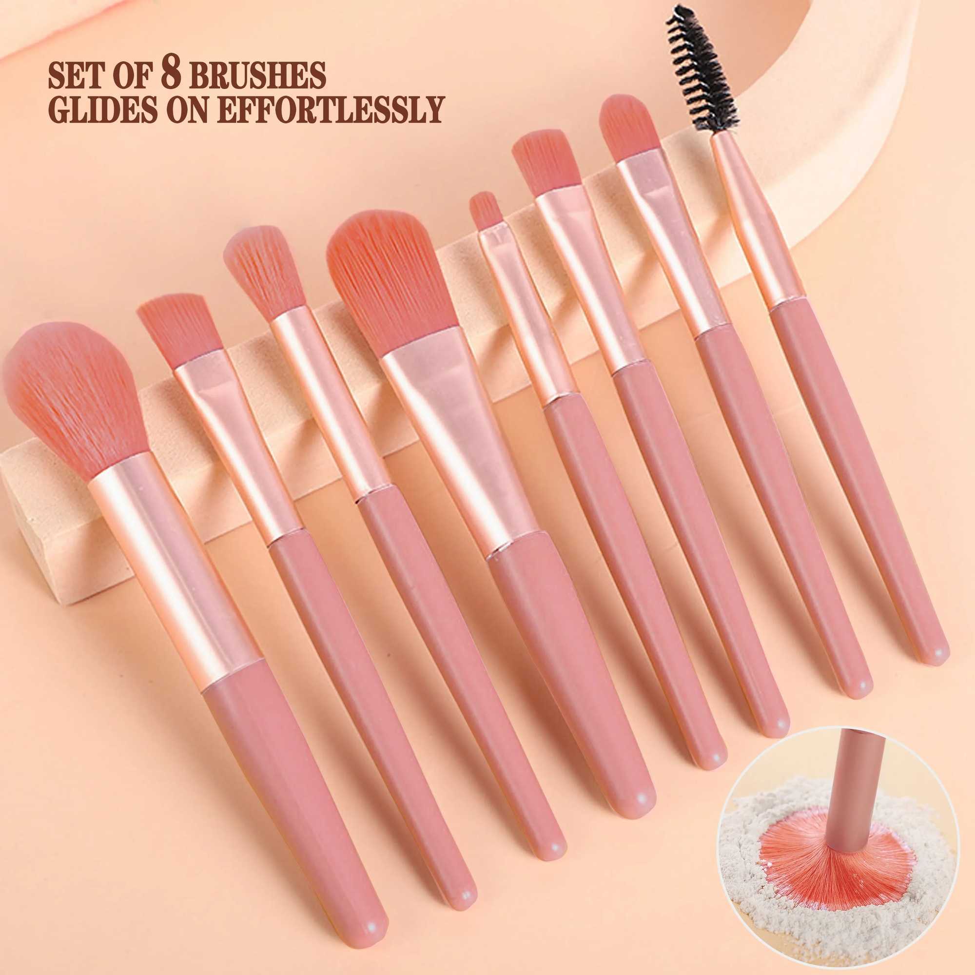 Makeup Brush Set Portable Soft Hair Loose Powder Concealer Eyeshadow Blush Foundation Brush Full Beauty Tools C251122