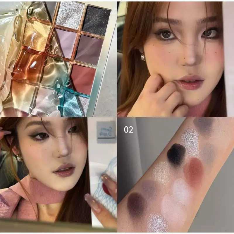 Eye Shadow Palette Korean Cosmetics 12 Color Eye Shadow Palette Shiny Pearly Matte Eye Shadow Shiny Makeup Rare Beauty FashionT251122