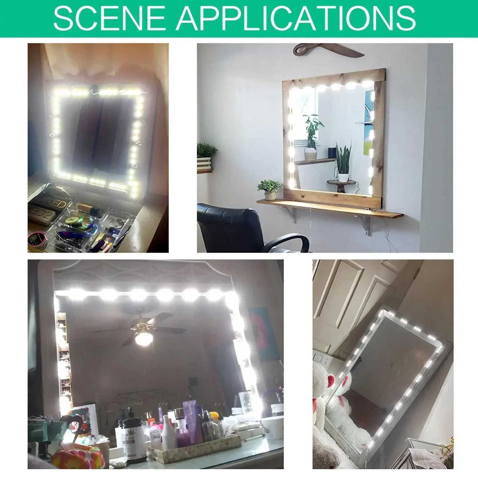 Multi-Functional Dimmable Design Innovative USB Touch LED Cosmetic Mirror Lighting Provides the Perfect Lighting Solution M251122